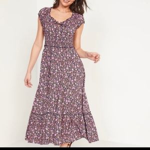 Old Navy peasant floral dress